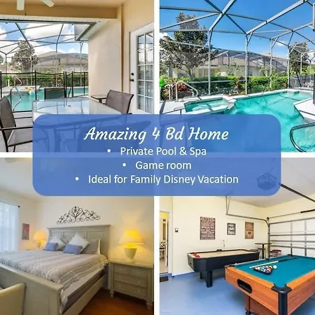 Magic Disney Home 4 Bd 3 Bt With Private Pool